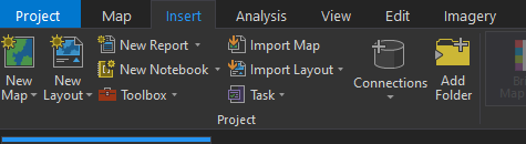 ArcGIS Pro Insert Tab