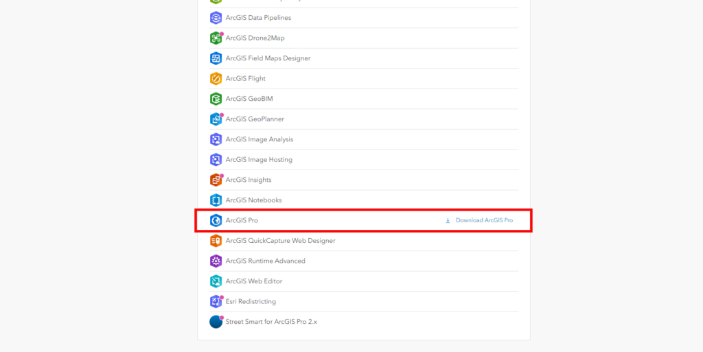 Download ArcGIS Pro